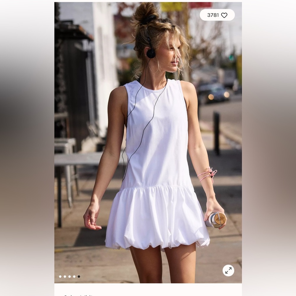 FP Movement Run Free Mini Dress – White